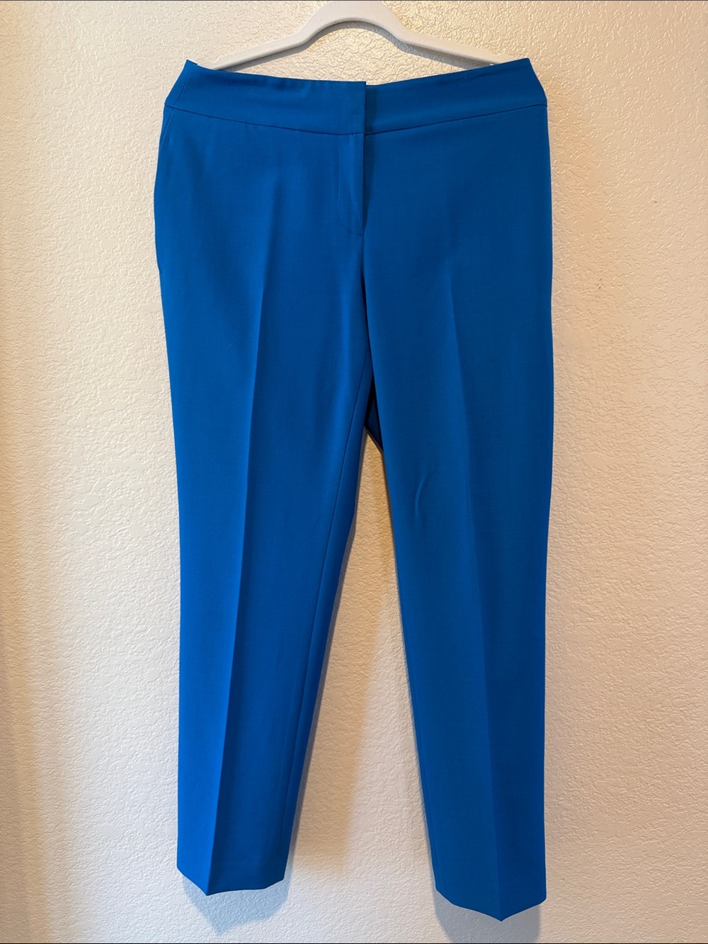 Women’s High-Waist Tailored Suit in Blue - Picture 3 of 3